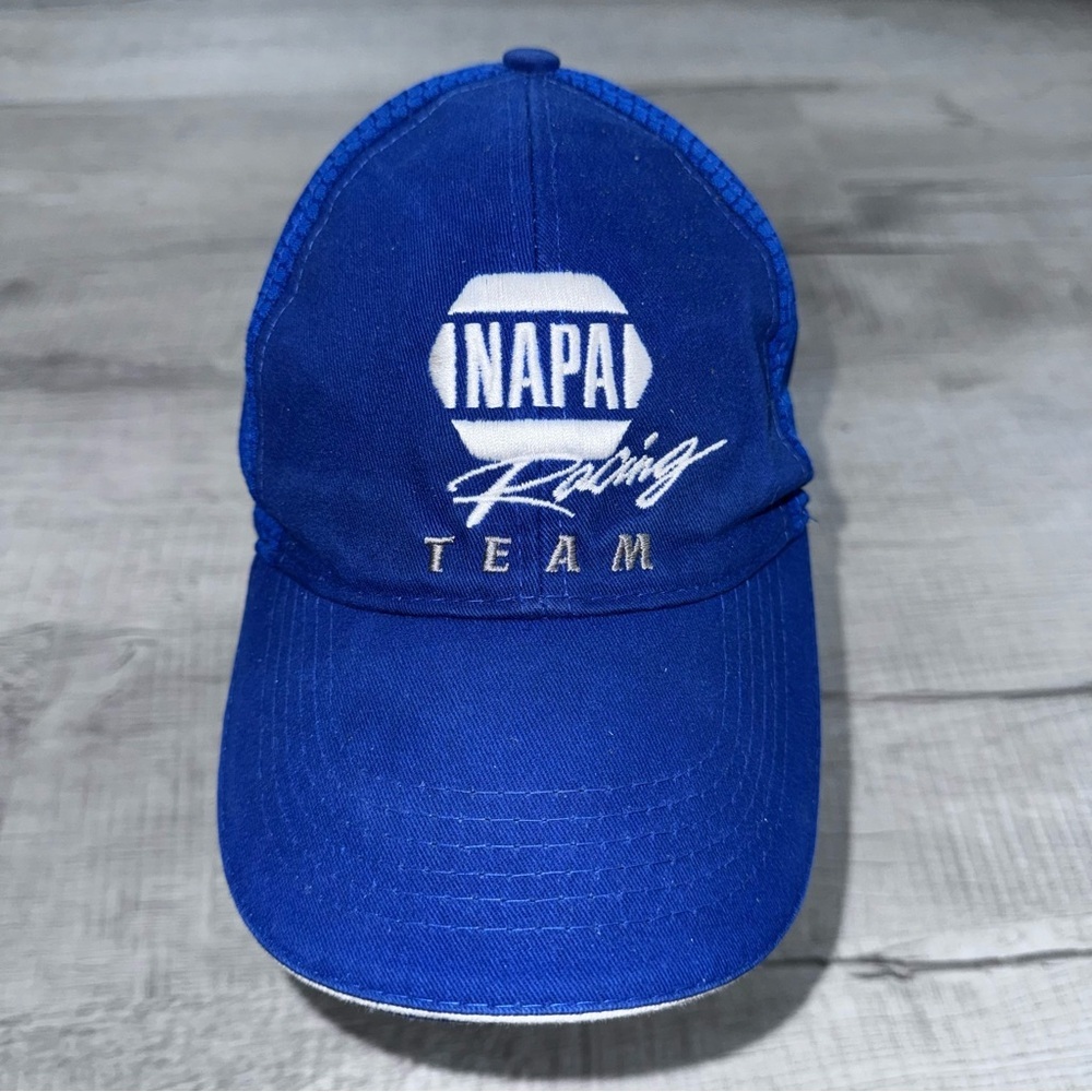 NAPA Racing Team Blue Hat Cap NHRA Arca West NASCAR Outlaws Adjustable Strapback